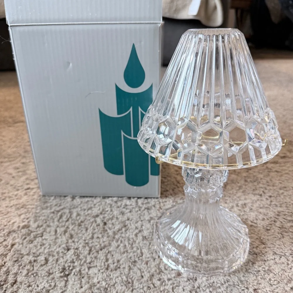 Vintage Partylite Astoria 24% Full Lead Crystal Tealight Lamp, made in Germany - Picture 8 of 8